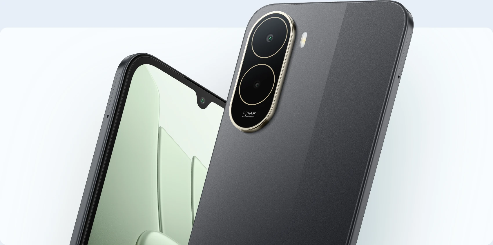 poco-c81-pro-black-front گوشی موبایل شیائومی پوکو مدل Poco C81 Pro دو سیم کارت - تصویر محصول