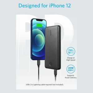 پاور بانک انکر مدل 525 PowerCore A1287 با ظرفیت 20000 میلی آمپر نمای دوم